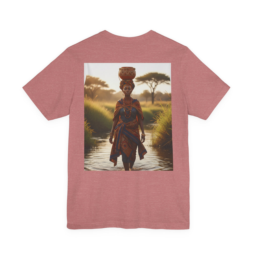 Ethnic Sunset Portrait T-Shirt | Sunset Silhouette Tee