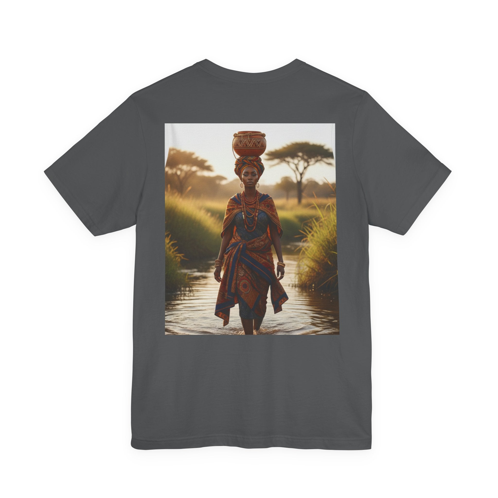 Ethnic Sunset Portrait T-Shirt | Sunset Silhouette Tee