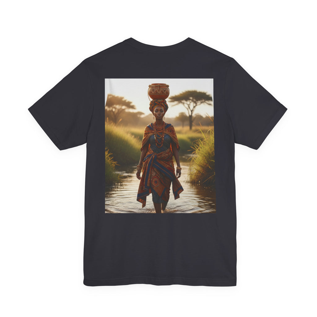 Ethnic Sunset Portrait T-Shirt | Sunset Silhouette Tee