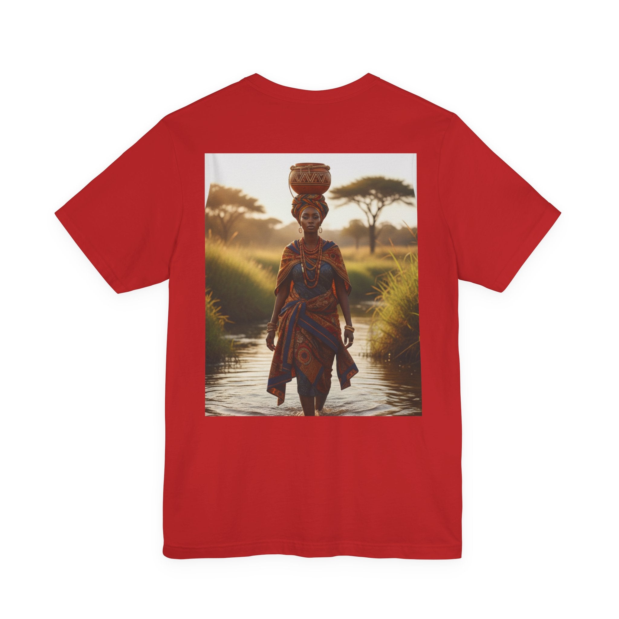Ethnic Sunset Portrait T-Shirt | Sunset Silhouette Tee