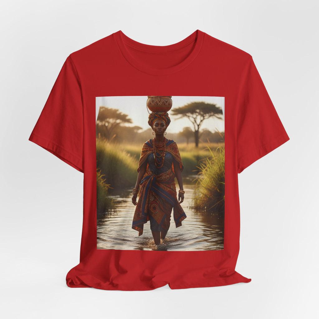 Ethnic Sunset Portrait T-Shirt | Sunset Silhouette Tee