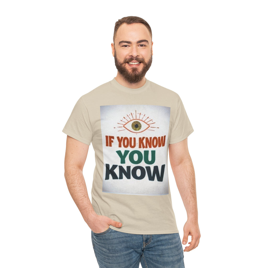 If You Know, You Know Retro Eye Tee — Vintage Graphic T-Shirt