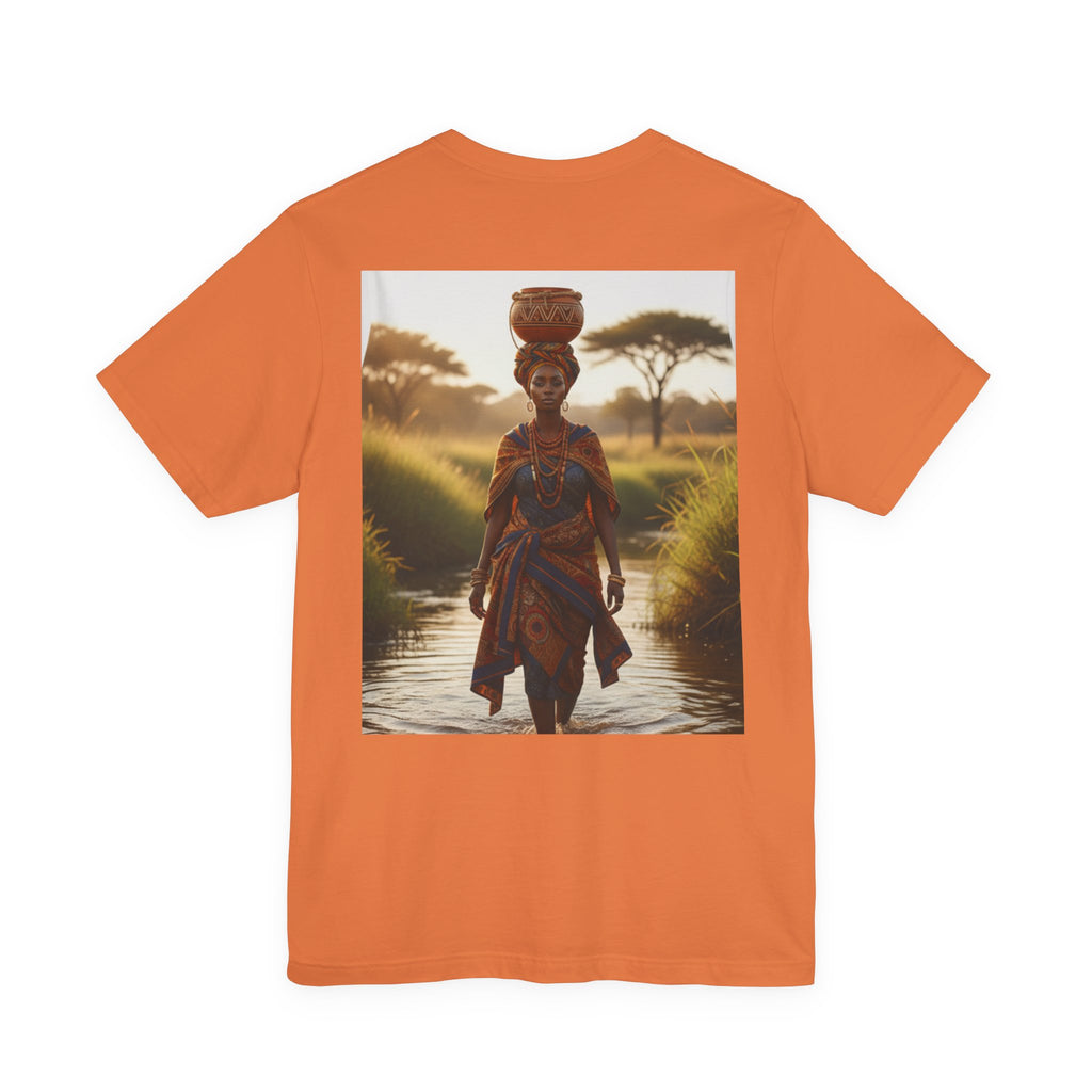 Ethnic Sunset Portrait T-Shirt | Sunset Silhouette Tee