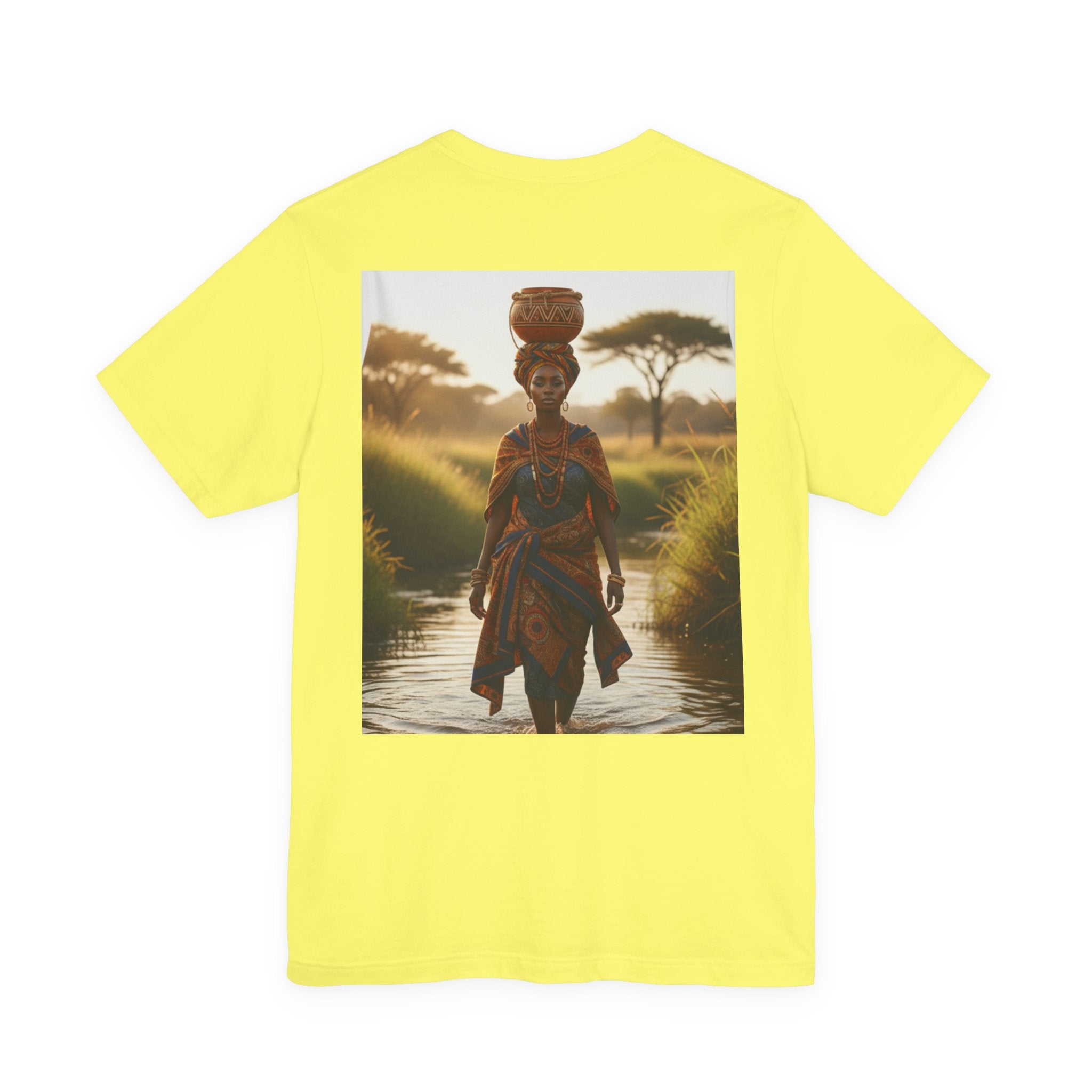 Ethnic Sunset Portrait T-Shirt | Sunset Silhouette Tee