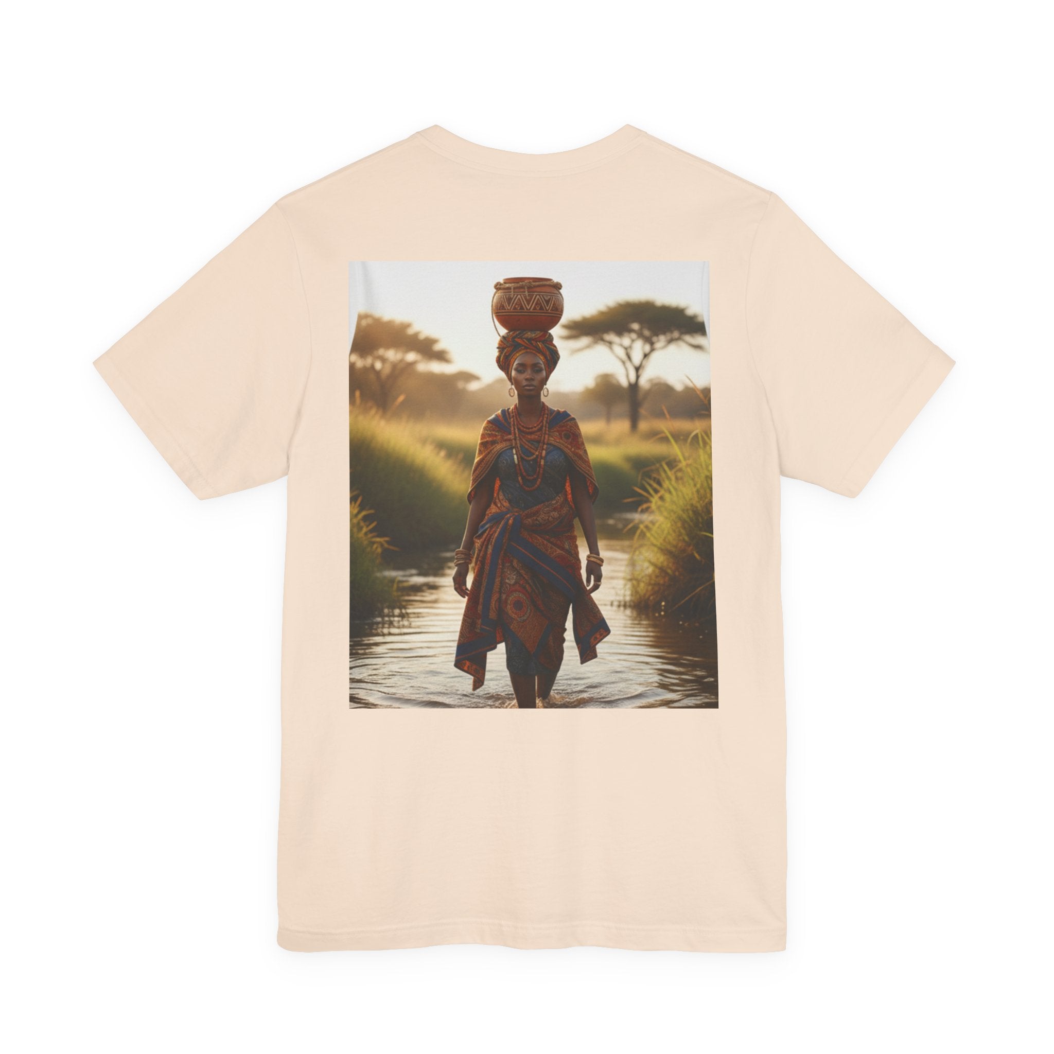 Ethnic Sunset Portrait T-Shirt | Sunset Silhouette Tee