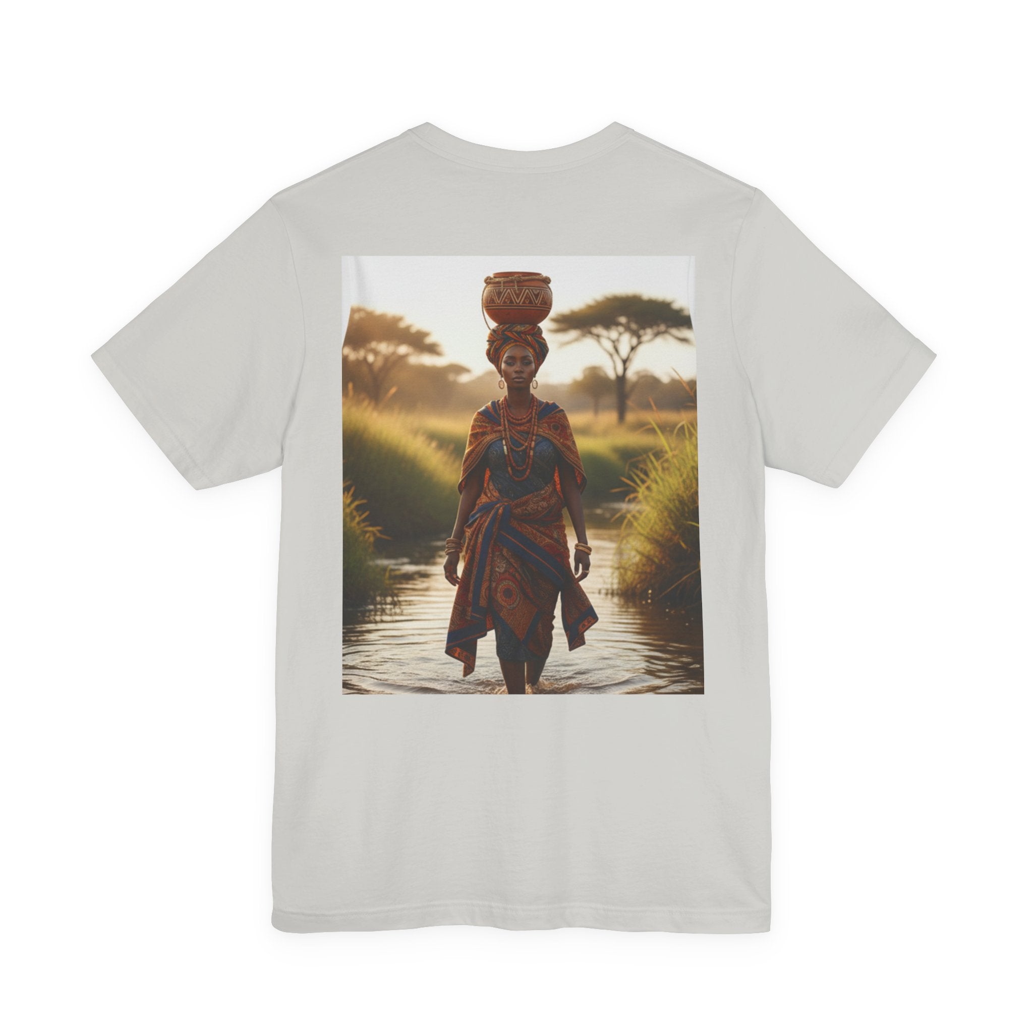 Ethnic Sunset Portrait T-Shirt | Sunset Silhouette Tee