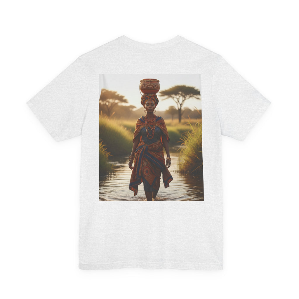 Ethnic Sunset Portrait T-Shirt | Sunset Silhouette Tee