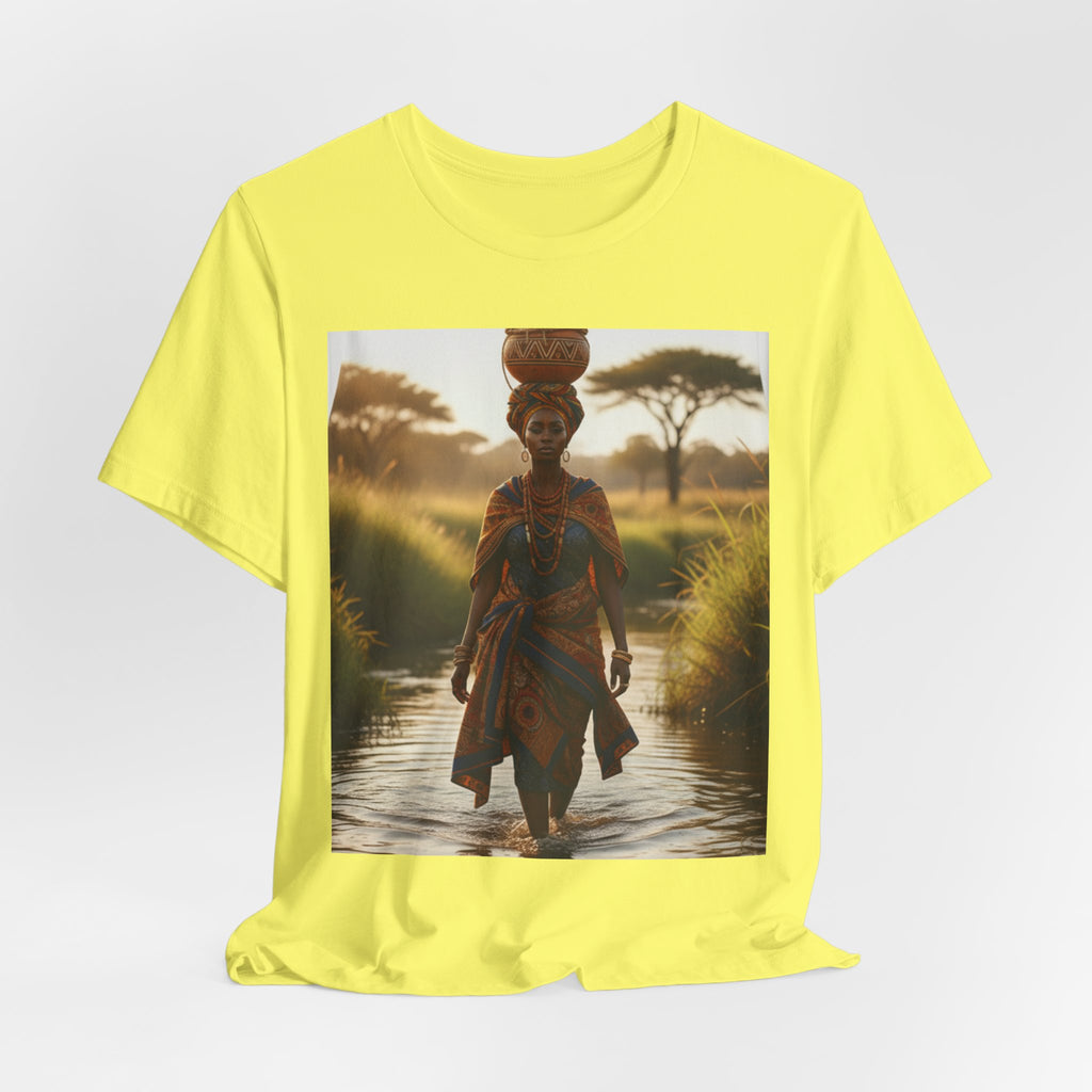 Ethnic Sunset Portrait T-Shirt | Sunset Silhouette Tee