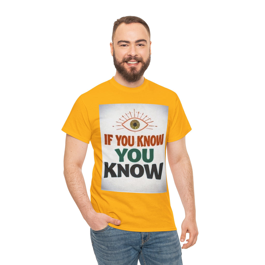 If You Know, You Know Retro Eye Tee — Vintage Graphic T-Shirt