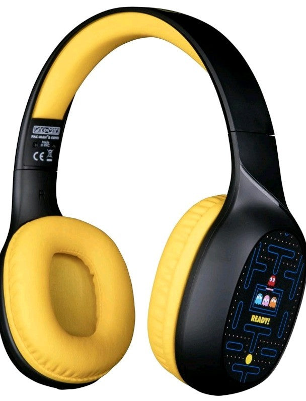 Konix Pac-Man Wireless Bluetooth 5.3 Headphones for Smartphones and Tablets - 30