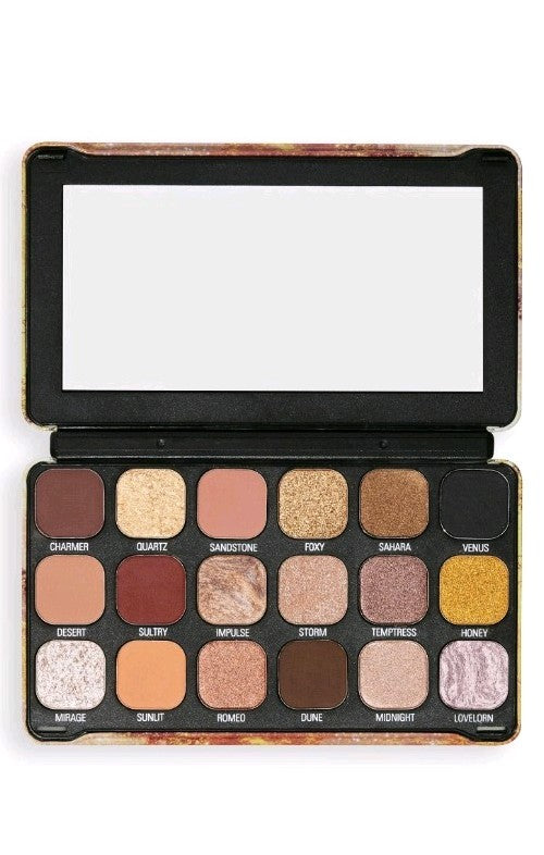 Revolution Beauty, Forever Flawless Eyeshadow Palette, 18 Pigmented Makeup Sh...