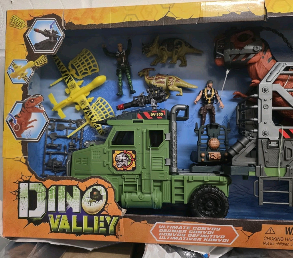 Dino Valley Light & Sounds Ultimate Convoy Playset