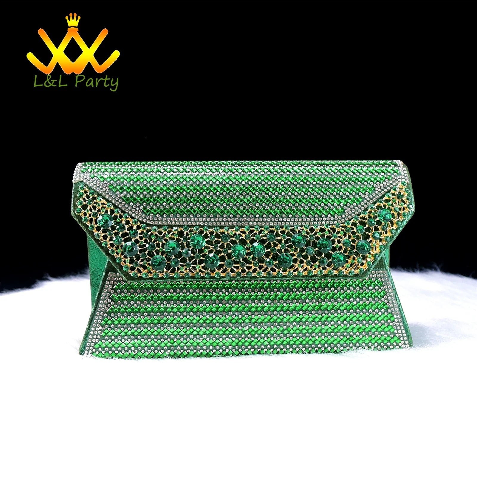 2025 Special New Arrivals Italian Women Shoes and Bag to Match in Green Color