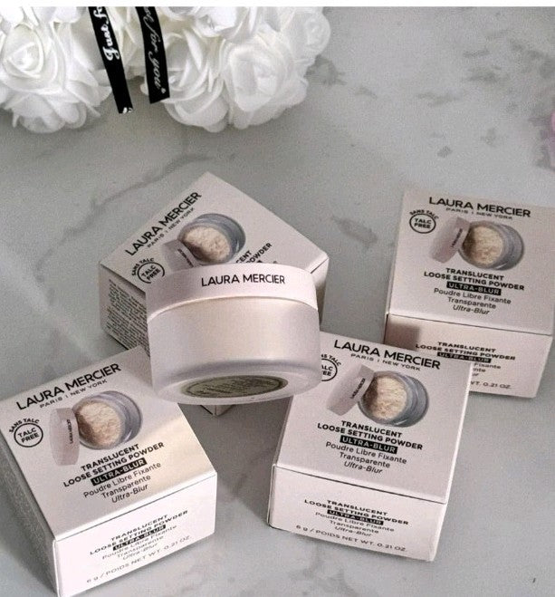 Laura Mercier Loose Setting Powder – Translucent 0.33 Powder Long-Lasting | New
