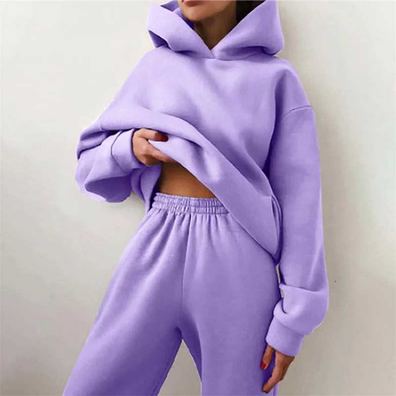 Women's Two Pieces Oversized Tracksuit