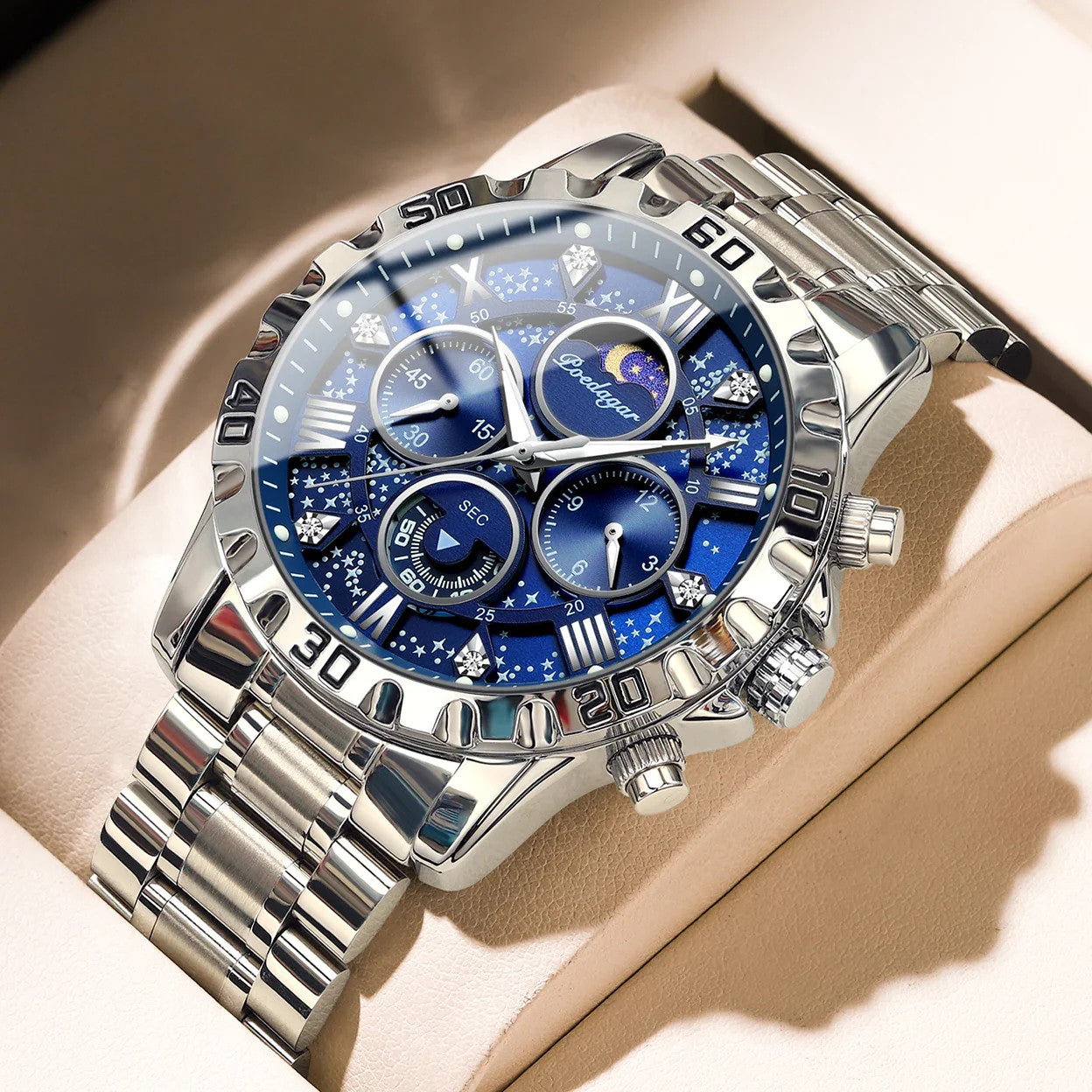 Luxury Watch for Man Quartz Sports Men Watch Waterproof Luminous Stainless