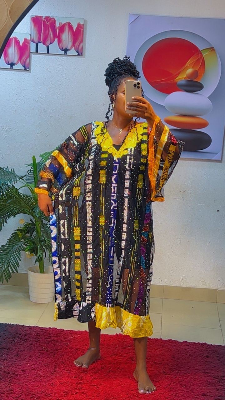 Ankara two piece set and Dresses for women, Africa Boubou