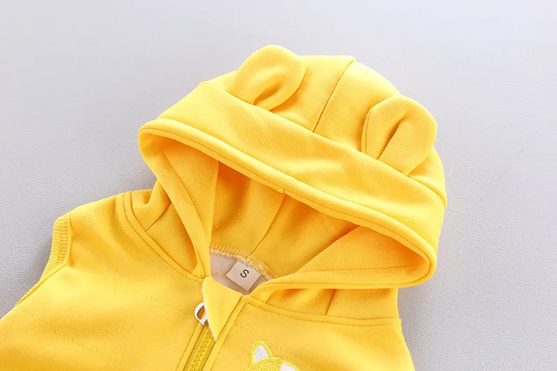 3pc/Set Animal Bear Baby Set For Newborn Winter Infant Clothing Sets Super Keep