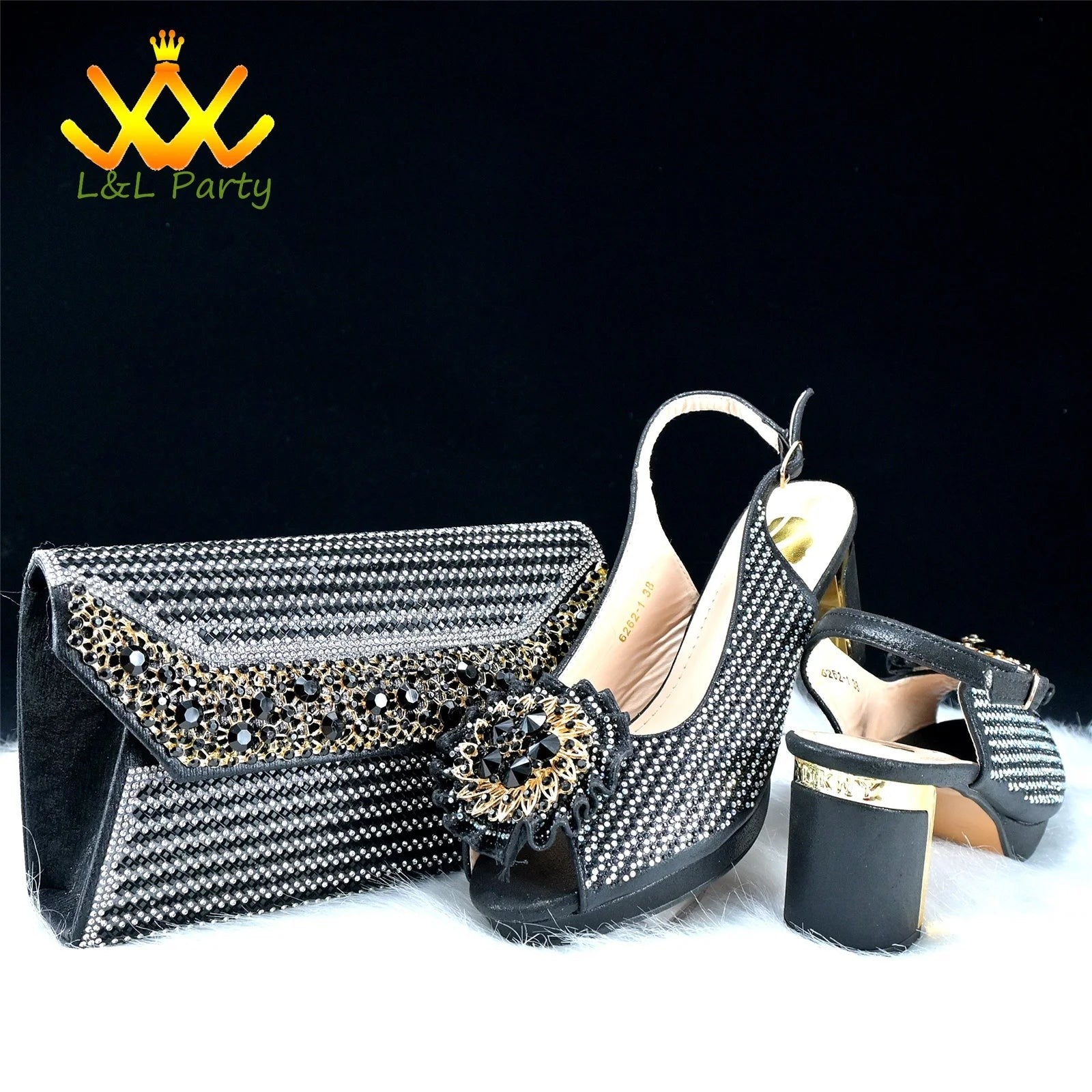 2025 Special New Arrivals Italian Women Shoes and Bag to Match in Green Color