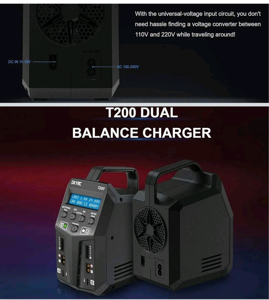 SkyRC Sch Sky RC T200 Ac/dc 12a Charger - SK10015504