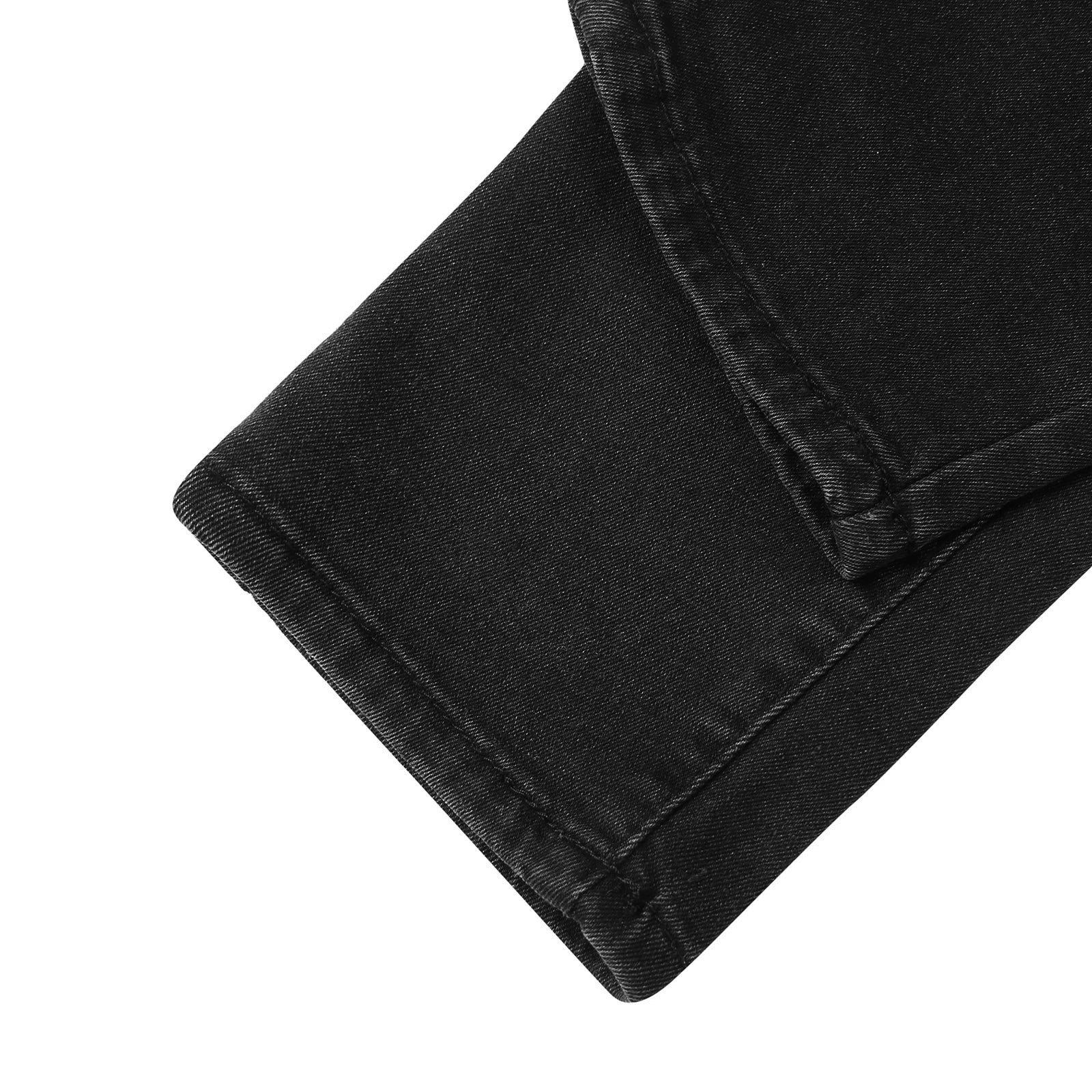 2025 New Street Skinny Ripped Jeans Men Denim Pencil Pants Wash Casual Mid