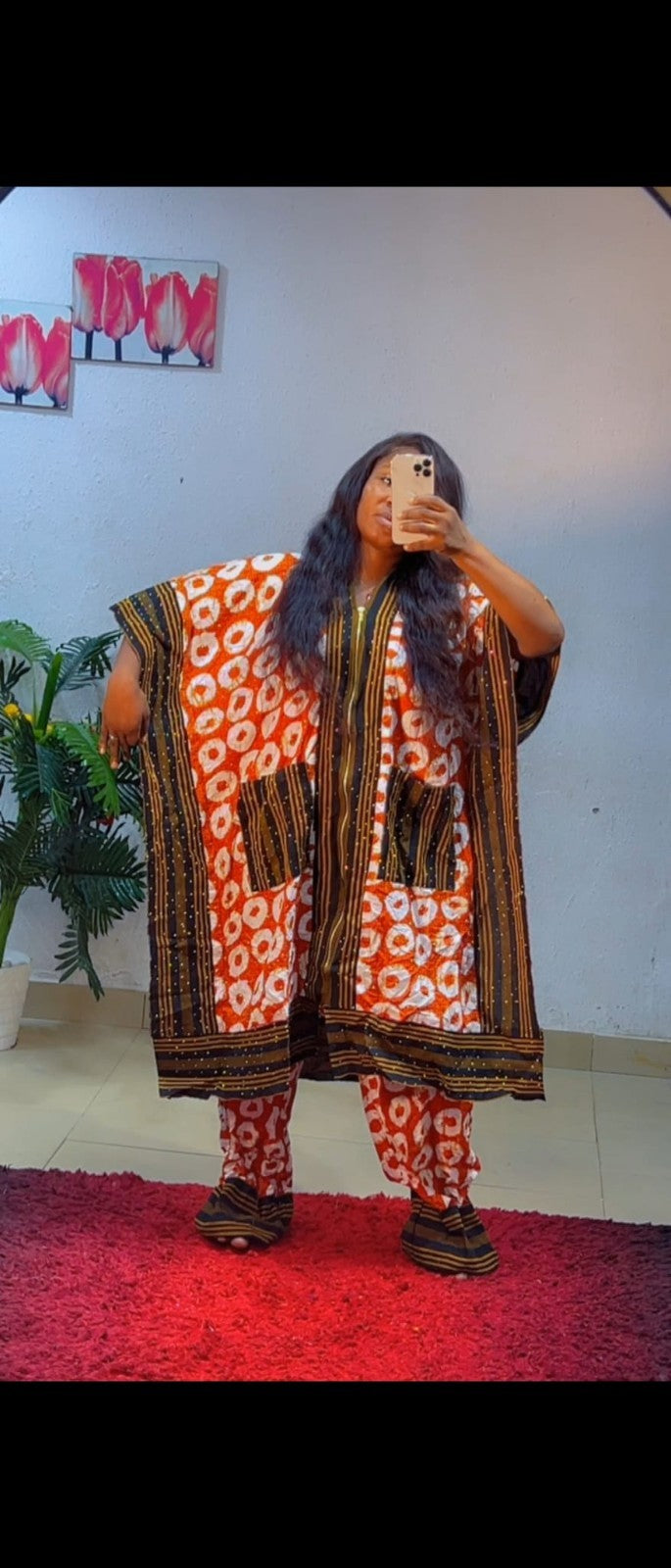 Ankara two piece set and Dresses for women, Africa Boubou