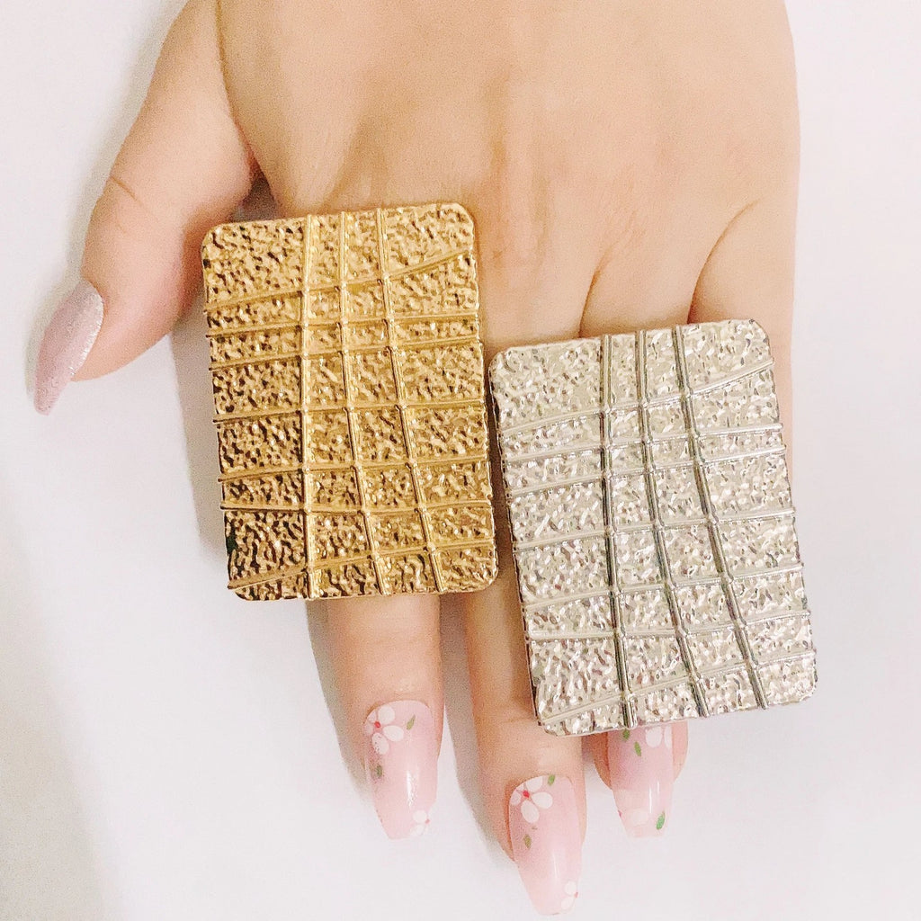 Rings For Women Big Gold Plated Ring Assorted Elements and Shapes Jewelry Sets