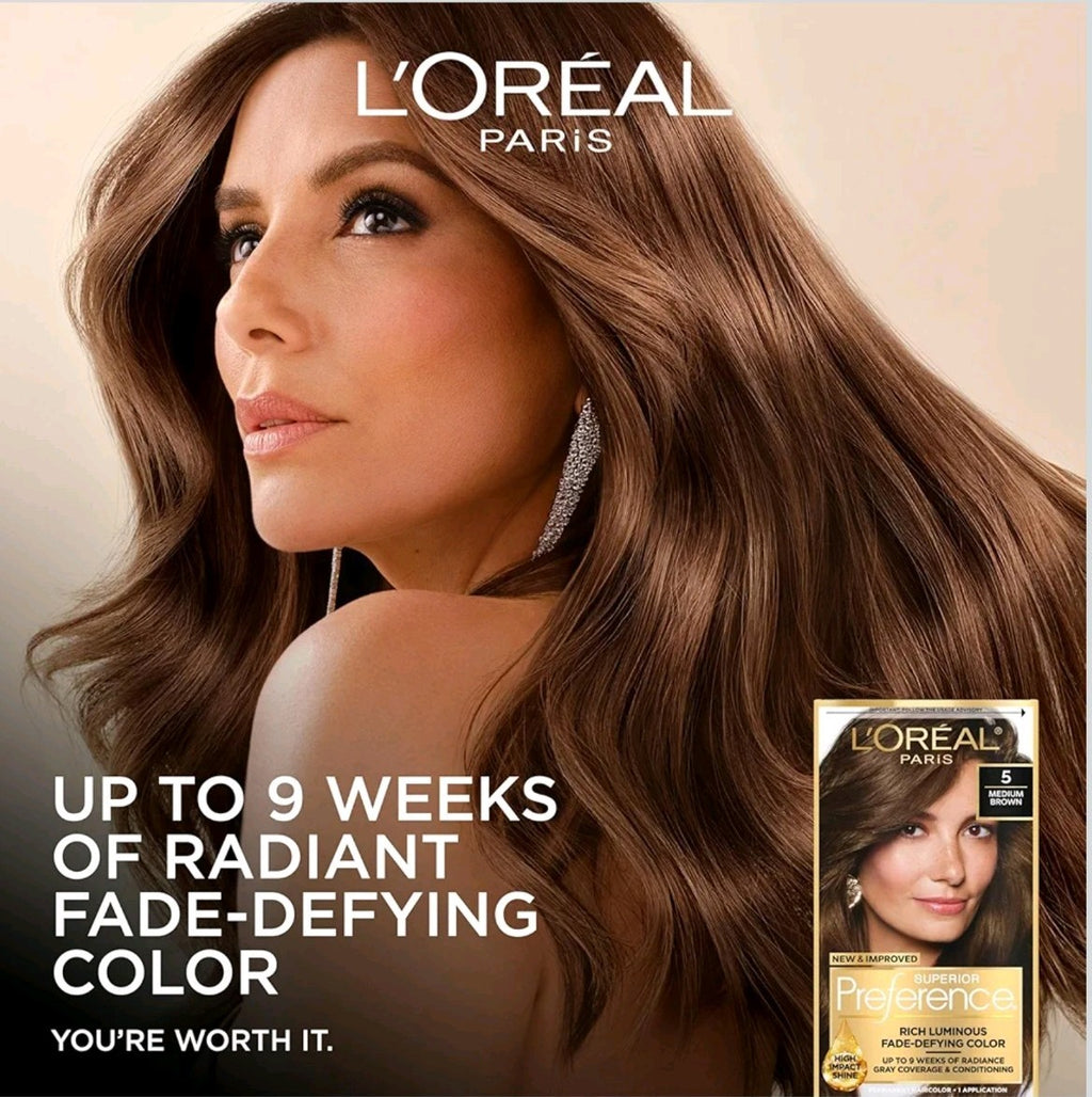 L'Oreal Preference Permanent Colour 5G Medium Golden Brown