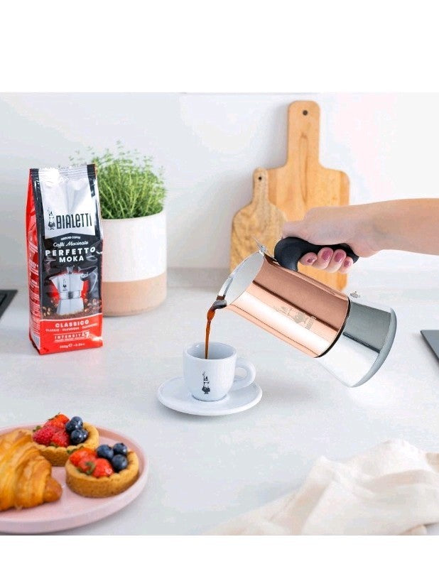 Bialetti Venus coffee maker 85ml with 2 cups, Bronze Color 