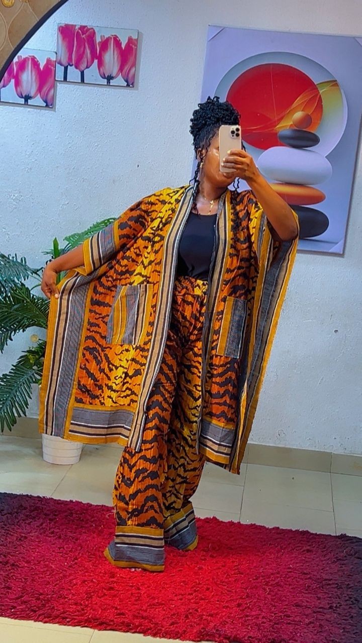 Ankara two piece set and Dresses for women, Africa Boubou