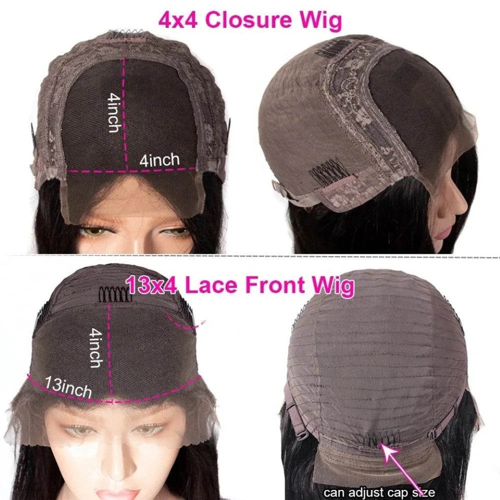 99J Burgundy Bob Deep Wave Lace Front Wigs Human Hair For Women 13x4 HD Lace