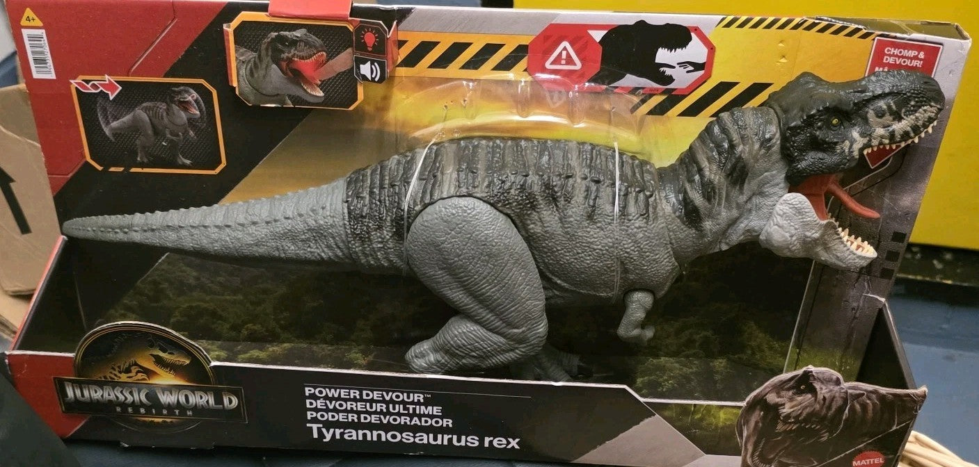Mattel Jurassic World Dominion Super Colossal Tyrannosaurus Rex ​Action Figure