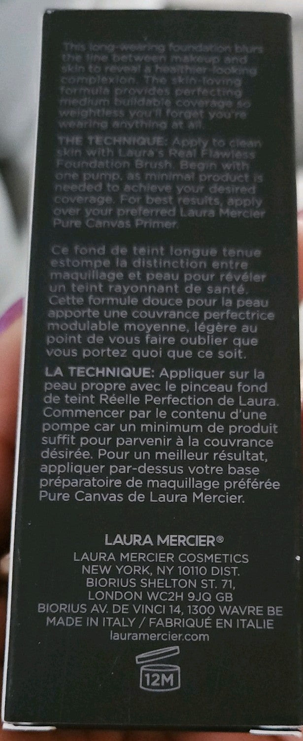 Laura Mercier Real Flawless Weightless Perfecting Foundation 30ml - 1W1 Cashmere