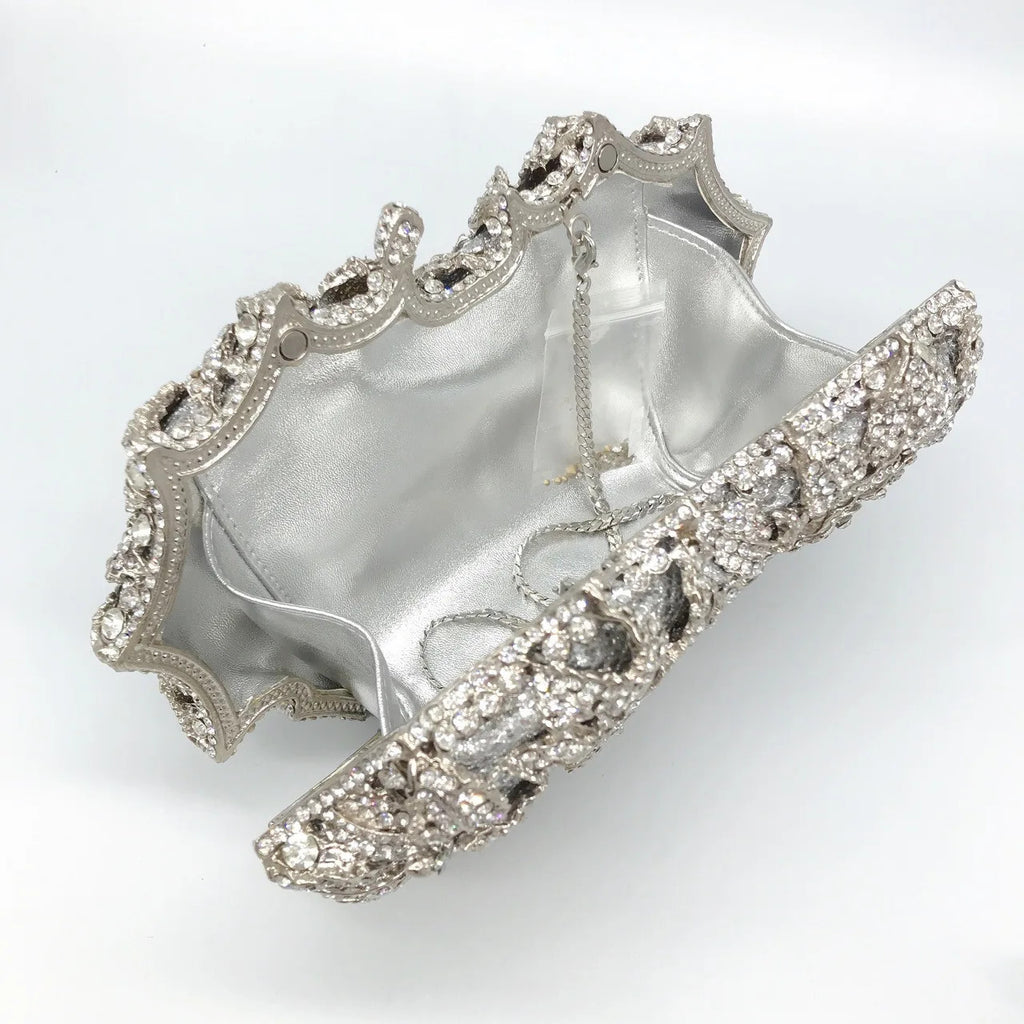 Women's Crystal Clutches Cocktail Purse