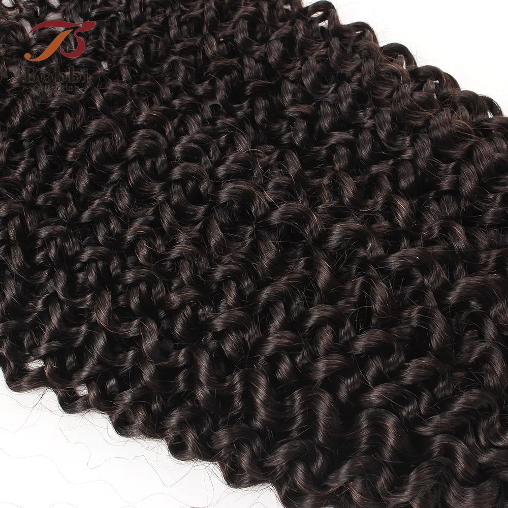 100% Human Hair Bulk for Braiding 1 Bundle Jerry Curly Natural Black Indian