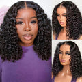 Mongolian Kinky Curly Wig Human Hair 13x4 Curly Lace Front Human Hair Wigs Deep