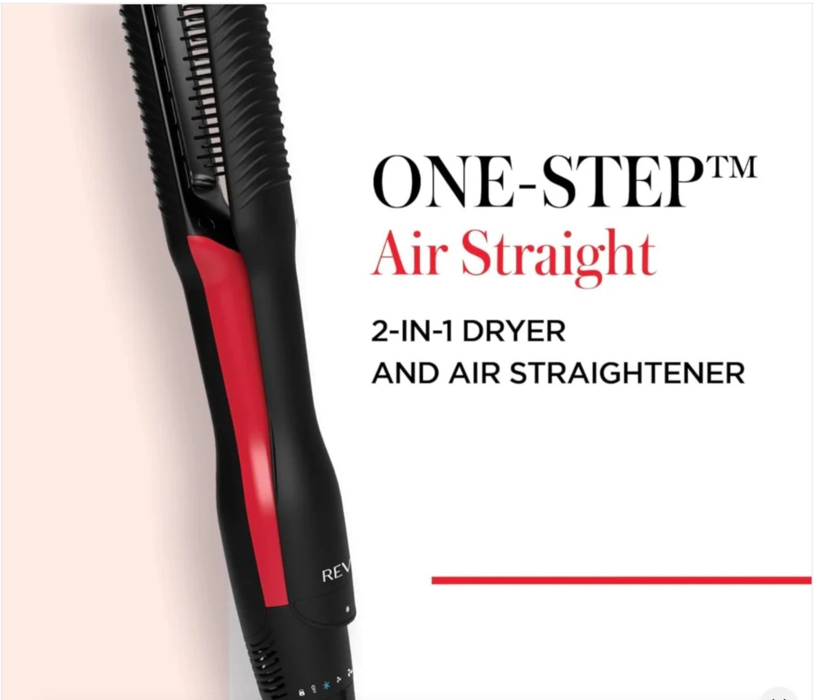 Revlon One Step 2 in 1 Dryer and Straightener.New and Factory Sealed
