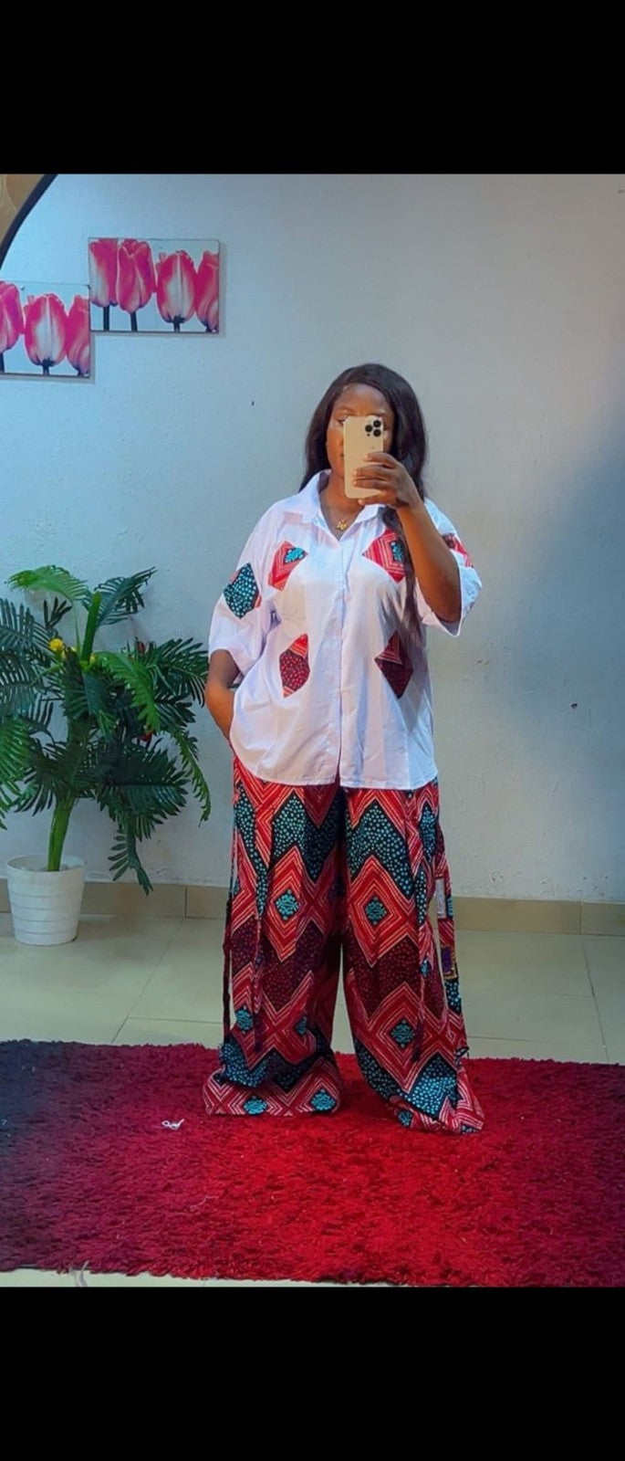 Ankara two piece set and Dresses for women, Africa Boubou