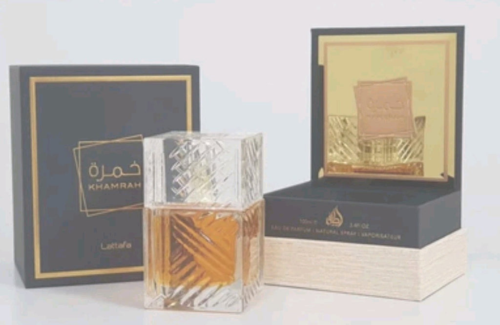 Khamrah Black Eau De Parfum By Lattafa Luxury EDP Perfume Fast Delivery 100ml