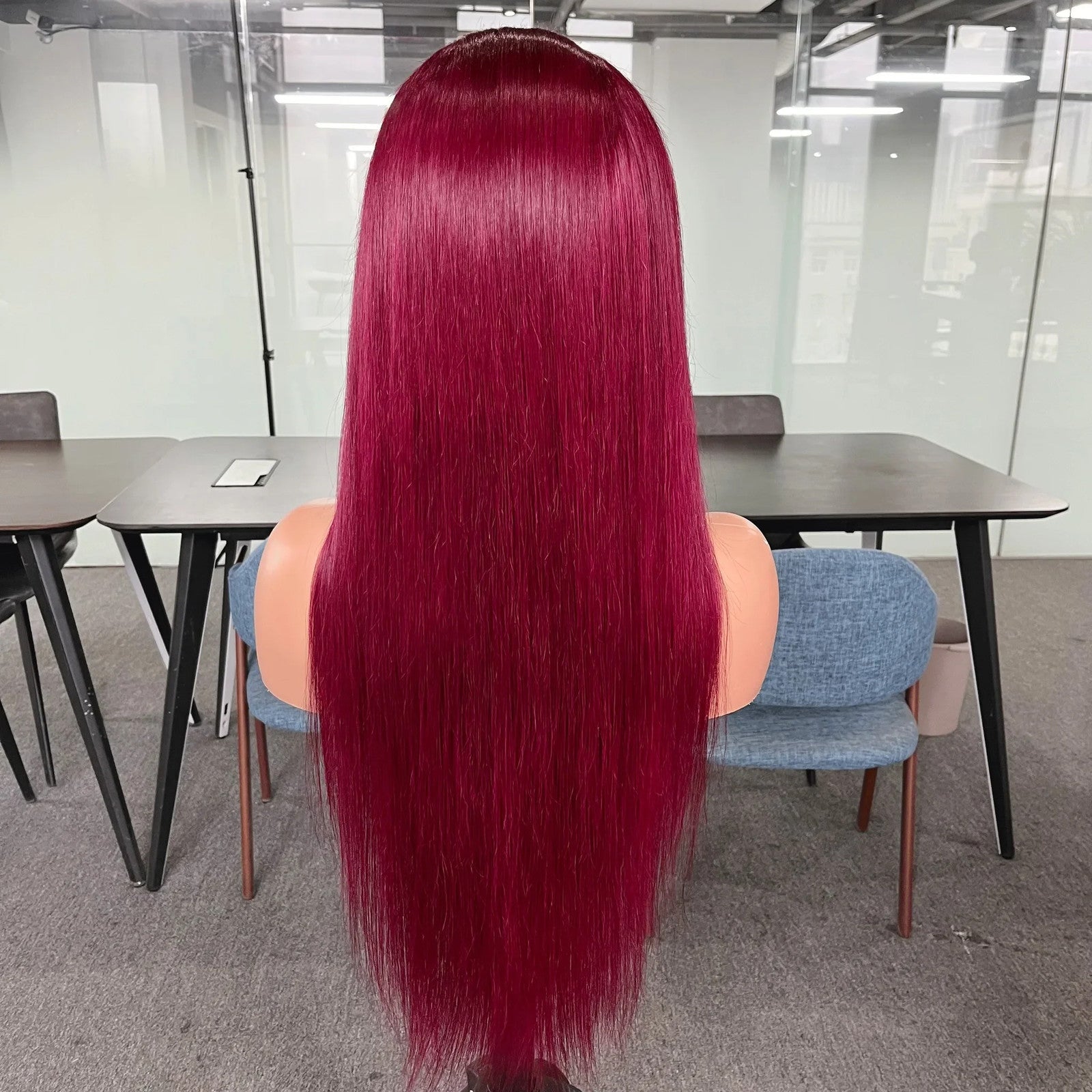 200 Density 13x4 HD Transparent Lace Front Wig for Black Women Straight Remy
