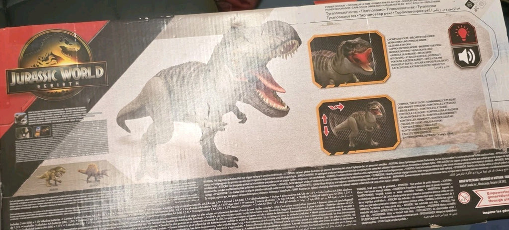 Mattel Jurassic World Dominion Super Colossal Tyrannosaurus Rex ​Action Figure