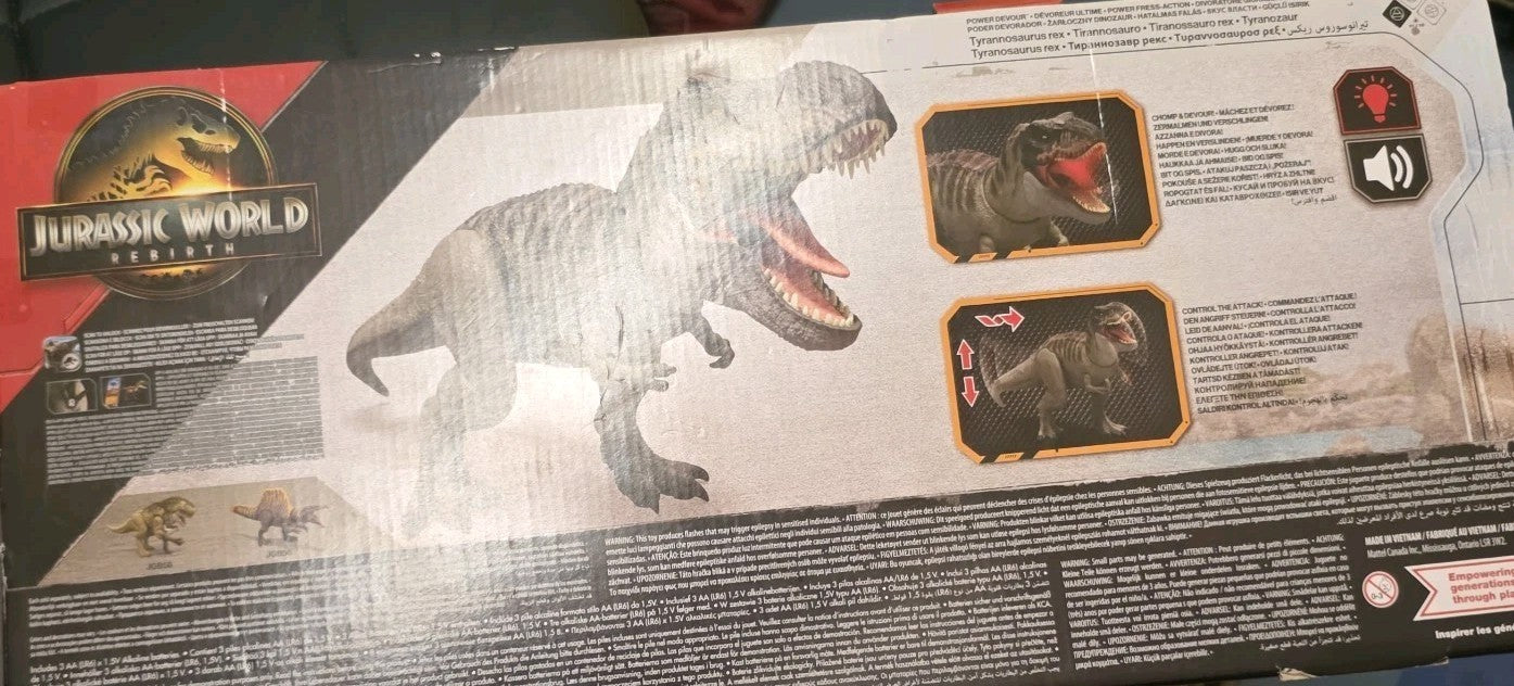 Mattel Jurassic World Dominion Super Colossal Tyrannosaurus Rex ​Action Figure