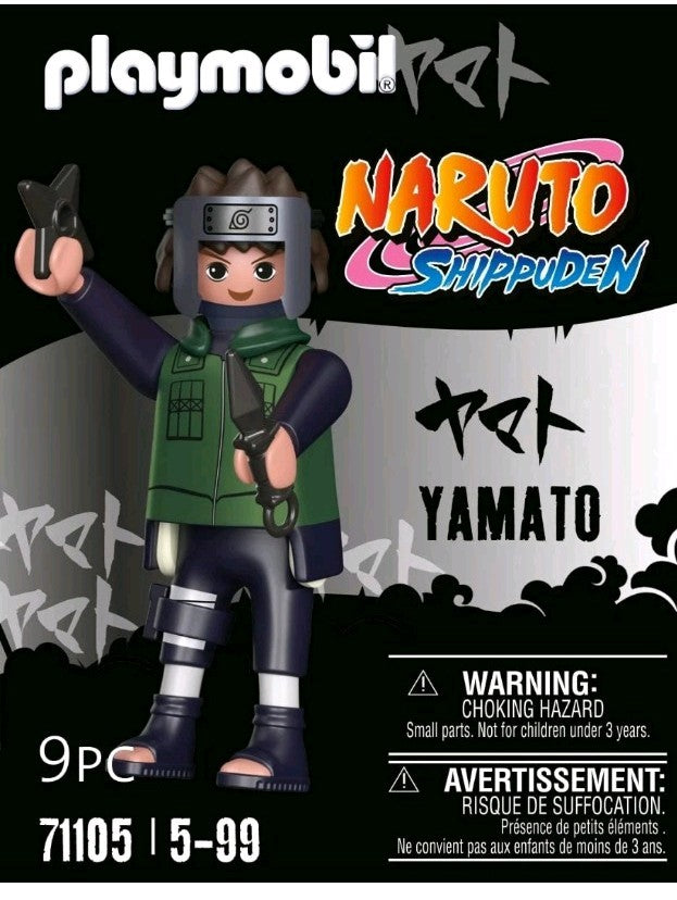 Playmobil 71105 Naruto: Yamato Figure Set, Naruto Shippuden anime collectors fig
