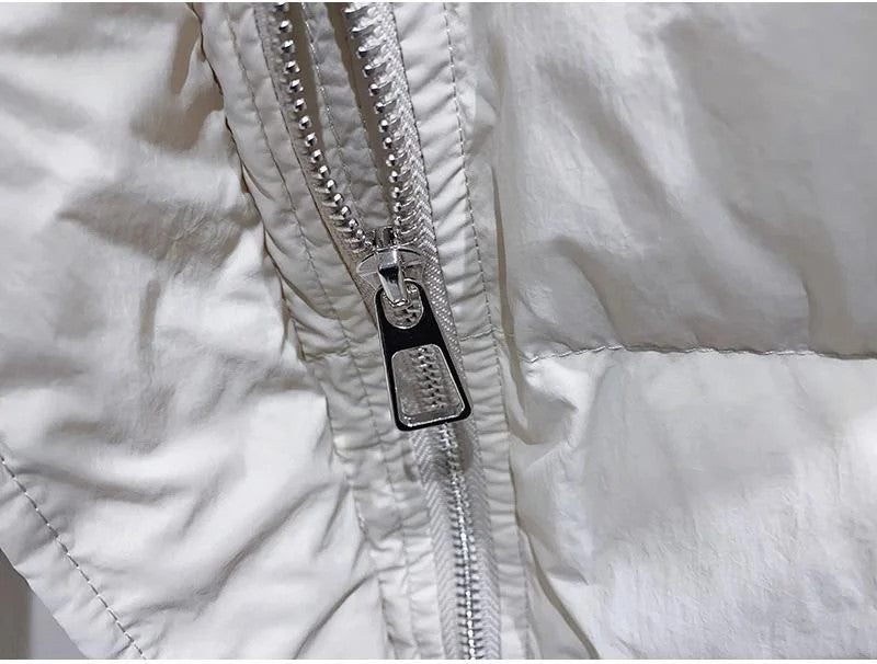 Winter Jacket Women Parkas 2024 New Short Hooded Cotton Padded Jacket Casual