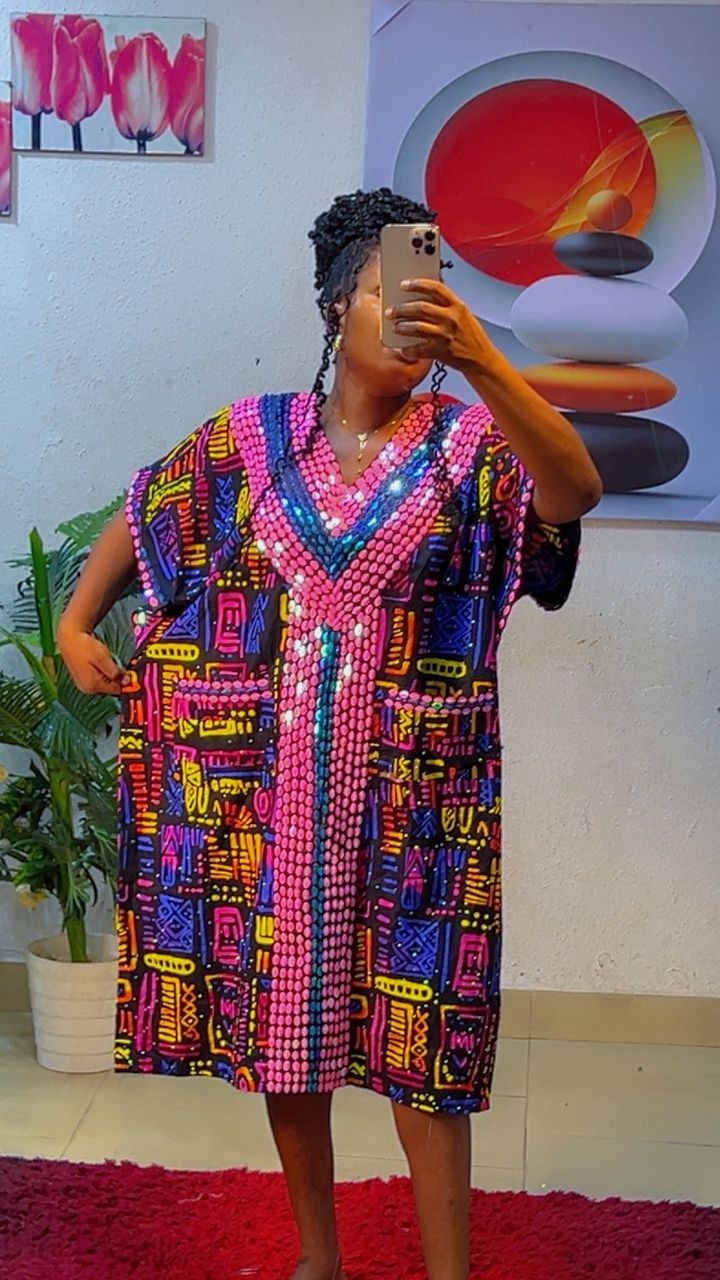 Ankara two piece set and Dresses for women, Africa Boubou