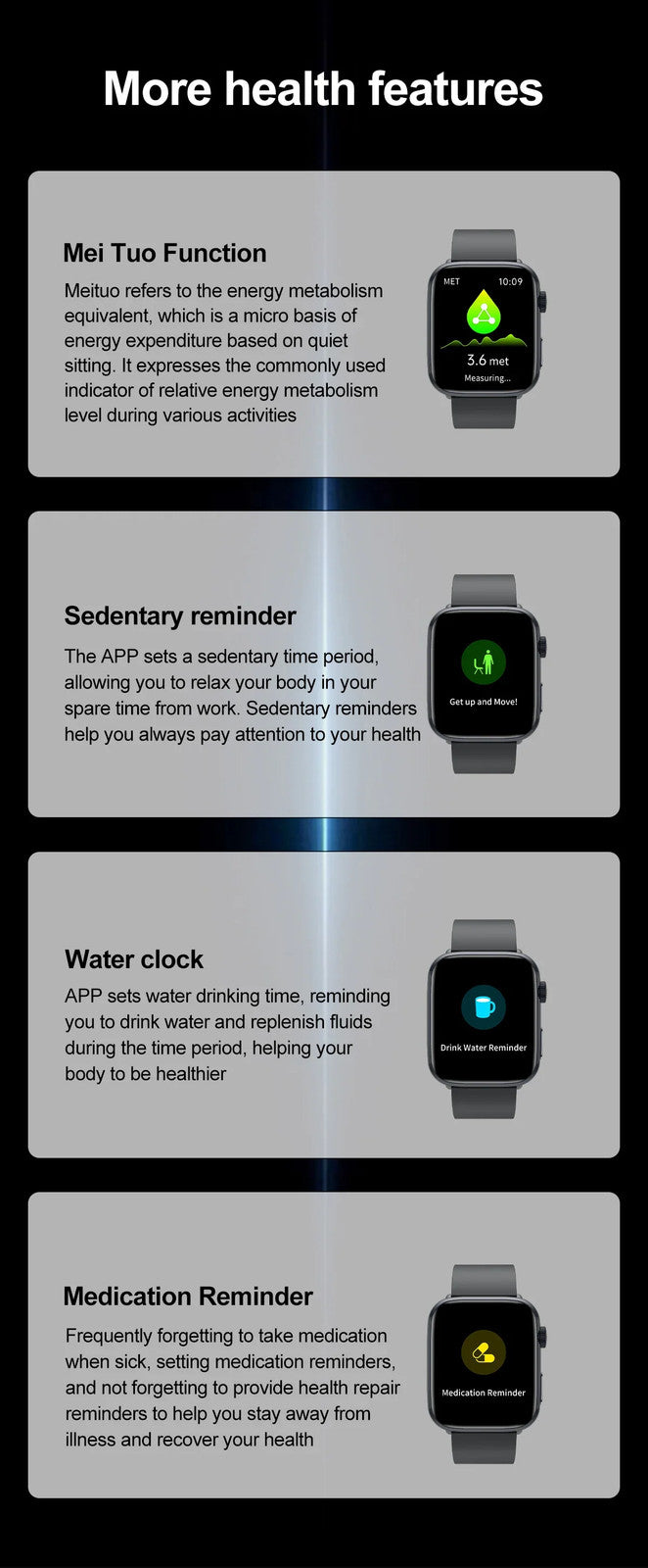2025 AI Diagnosis NFC Smart Watch Women 1.85 inch AMOLED Blood pressure Heart