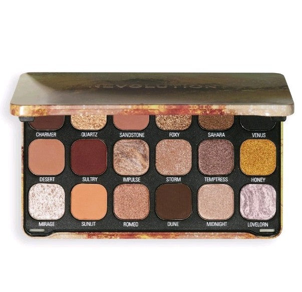 Revolution Beauty, Forever Flawless Eyeshadow Palette, 18 Pigmented Makeup Sh...