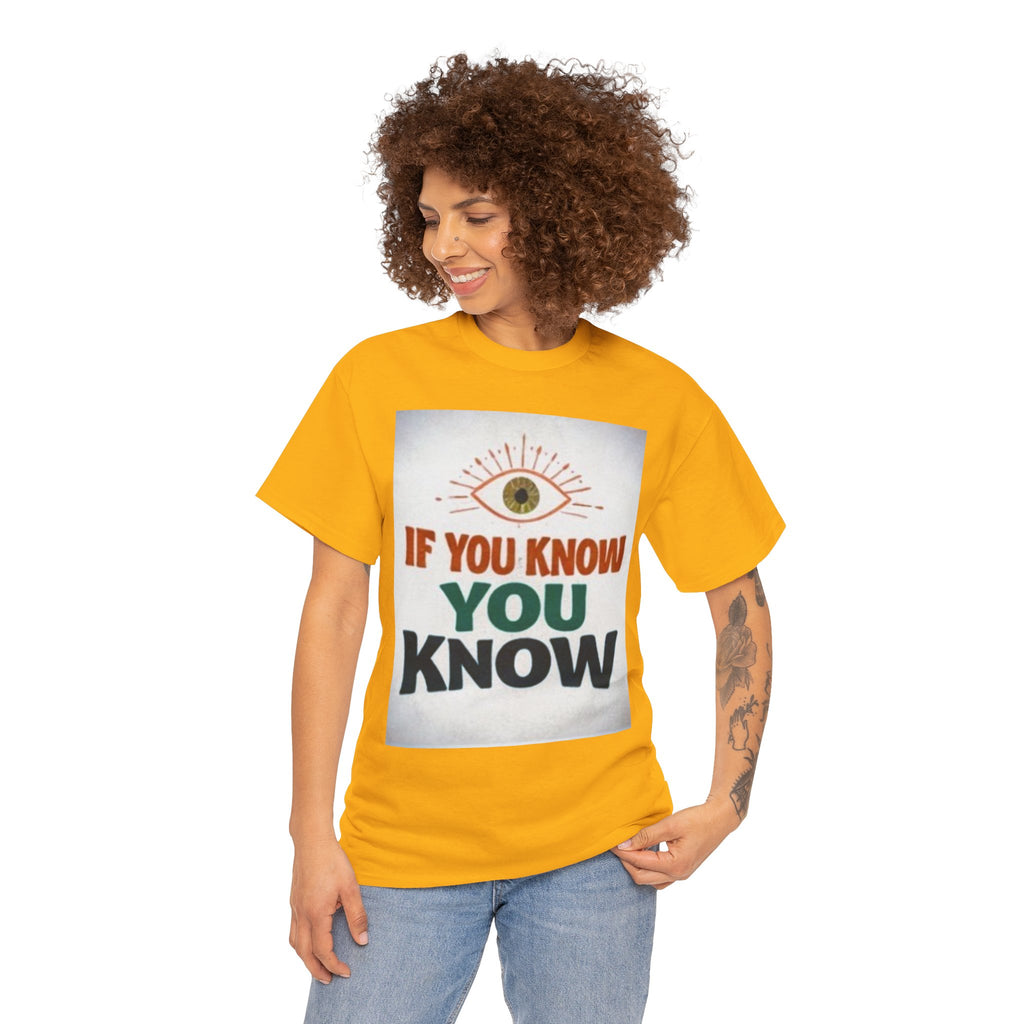If You Know, You Know Retro Eye Tee — Vintage Graphic T-Shirt