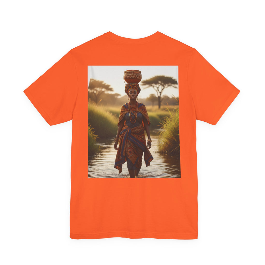 Ethnic Sunset Portrait T-Shirt | Sunset Silhouette Tee