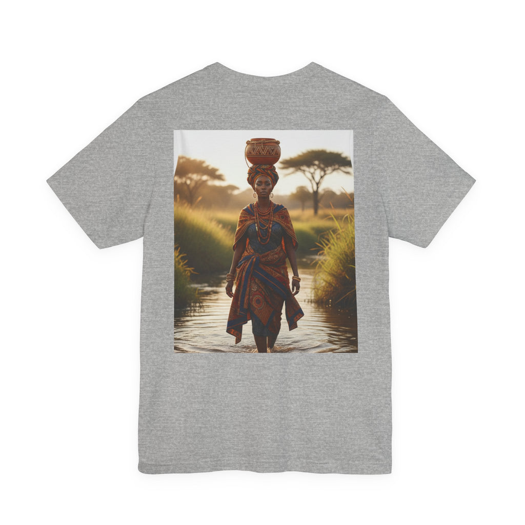Ethnic Sunset Portrait T-Shirt | Sunset Silhouette Tee
